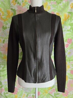 Vintage Brown Leather Jacket